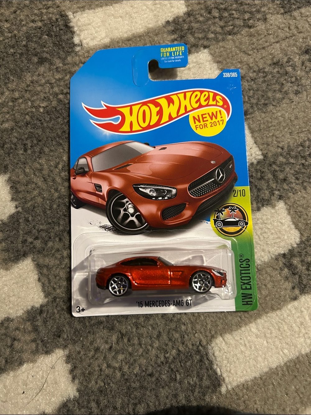 Mattel Hot Wheels '15 Mercedes-AMG GT in Metallic Orange-Red